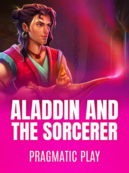 Aladdin and the Sorcerer slot poster