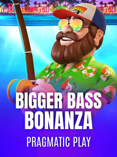 Bigger Bass Bonanza slot poster