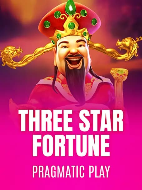 Three Star Fortune slot poster