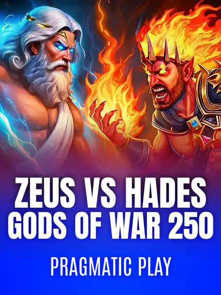 Zeus vs Hades – Gods of War 250 slot poster